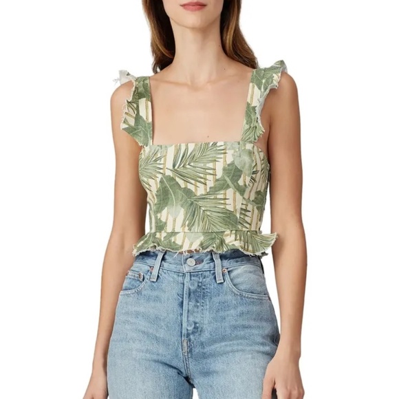 Show Me Your MuMu Tops - RTR Show Me Your Mumu Delia Crop Top - size XS